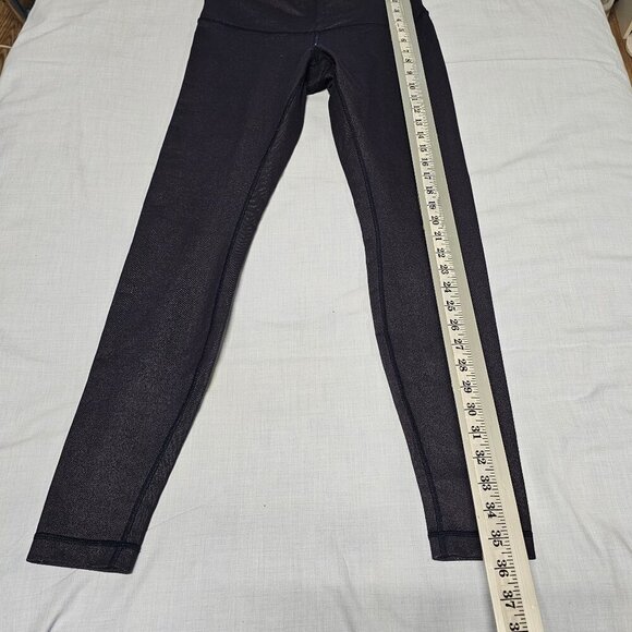Lululemon Athletica Women Faux Denim Ankle Leggings Size 8 Blue - Picture 8 of 12